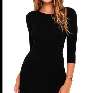 Black Lulu’s Bodycon dress